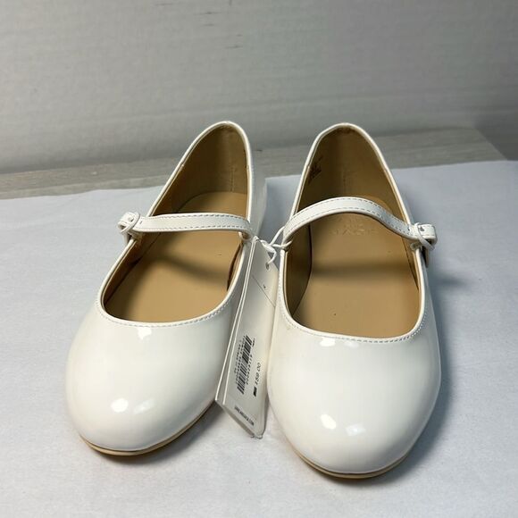 Janie and Jack 100048896 Girl White Classic Ballet Flat size 1K NWT - Picture 3 of 11